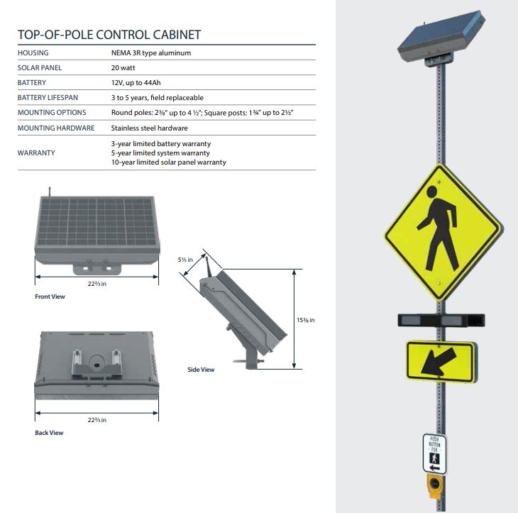 RRFB-Top Mount